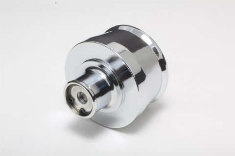 Trans-Dapt Performance Products Valve Cover Breathers 6622 PLAIN ALUMINUM PCV PUSH-IN BREATHER; FITS COVERS WITH 1.25" HOLES- CHROME