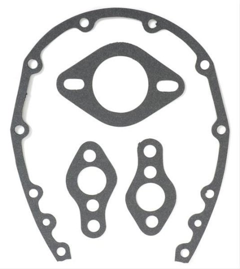 Trans-Dapt Performance Timing Cover Gaskets 4363 Gaskets, Cover, Cellulose, Nitrile, Chevy, 283-350 without Seal, Kit