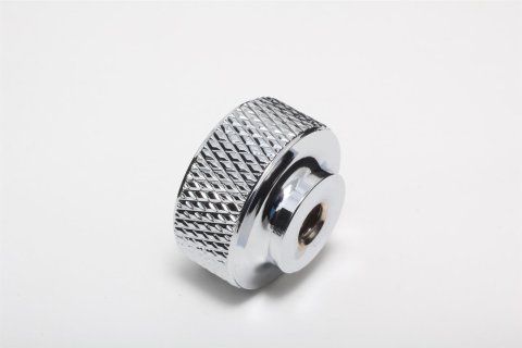 Trans-Dapt Performance Custom Air Cleaner Wing Nuts 2160 Nut, Round, Knurl, Steel, Chrome, 1/4 in.-20, Universal, Each