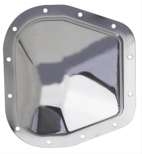 Trans-Dapt Performance Chrome 12 Bolt Ford 9.75 Inch Differential Cover 4807 Cover, Steel, Chrome, Ford, in., Truck, Each