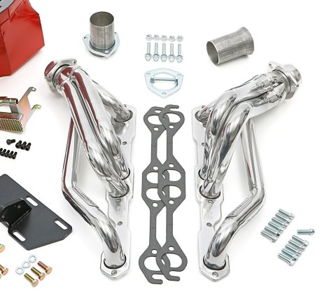 Trans-Dapt Performance Swap-In-A-Box Complete Engine Swap Kits 44064 Kits, Complete, Shorty Silver Ceramic Coated Headers, Motor Mounts, Red Oil Pan, D-port, Chevrolet, GMC, 5.0L, 5.7L, Kit