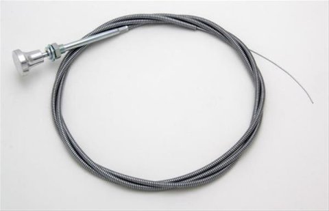 Trans-Dapt Performance Products Choke Cables 4120 CHOKE CABLE KIT 6' BILLET KNOB