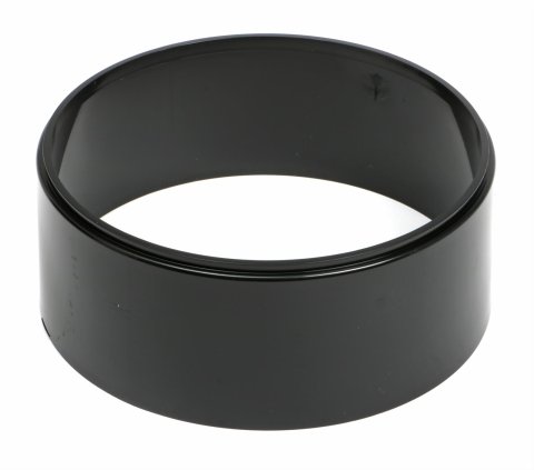 Trans-Dapt Performance Air Cleaner Spacers 2380 Filter Assembly Spacer, Plastic, Black, 2.000 in. High, 5 1/8 in. Neck, Each