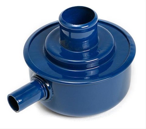 Trans-Dapt Performance Valve Cover Breathers 8318 PUSH-IN BREATHER CAP WITH TUBE- FORD BLUE POWDER-COAT