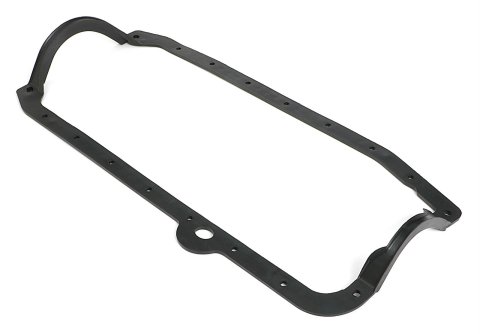 Trans-Dapt Performance Oil Pan Gaskets 4338 Gasket, 1-Piece, Rubber, Chevy, Small Block, 305, 350, Each