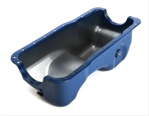 Trans-Dapt Performance Products Oil Pans 8355 83-93 MUSTANG BLUE POWDER COATED OIL PAN