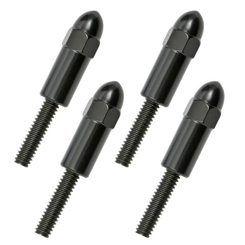 Trans-Dapt Performance Products Valve Covers 7473 Cover, 1/4-20 X 1-1-3/8 Tall V/C Fasteners Acorn Black