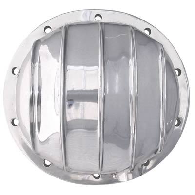 Trans-Dapt Performance Finned Aluminum 10 Bolt GM 8.5 Inch Differential Cover 4833 Cover, Aluminum, Polished, GM, in., 10-Bolt, Kit