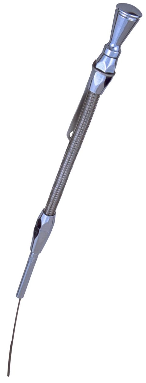 Trans-Dapt Performance Engine Oil Dipstick and Tube Kits 8142 Tube, Engine, Aluminum, Polished, Chevy, Small Block, Each