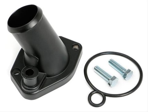 Trans-Dapt Performance Products Water Necks and Thermostat Housings 8582 BLACK POWDER COATED SB FORD WATER NECK
