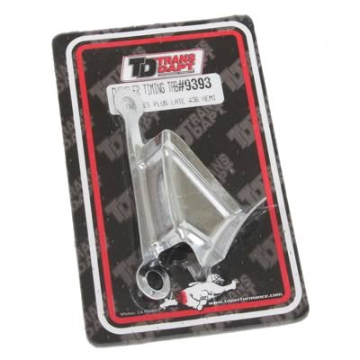 Trans-Dapt Performance Products Timing Pointers 9178 Tab, Chrome, Chevy, 283-350 V8, with Pointer, for 7 in. Balancer, Each