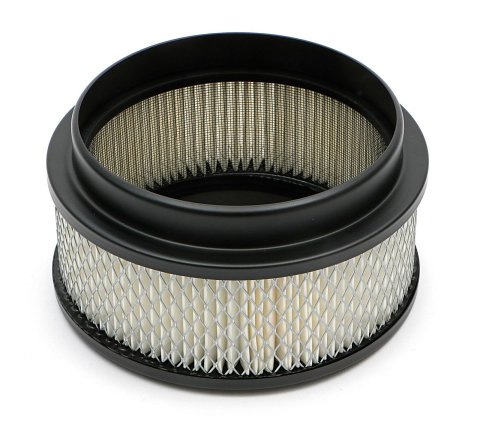 Trans-Dapt Performance Products Air Cleaners 8658 ASPHALT BLACK POWDER COATED 6 3/8" X 3" MUSCLE CAR AIR CLEANER