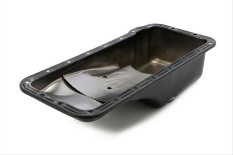 Trans-Dapt Performance Products Oil Pans 8716 FORD 352-428 ASPHALT BLACK POWDER COATED OIL PAN