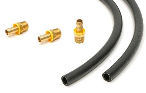 Trans-Dapt Performance Oil Filter Relocation Hose Kits 1047 Hose, Relocation, 36 in. Long x 1/2 in. Diameter, 1/2 in. NPT Male Ends, Kit