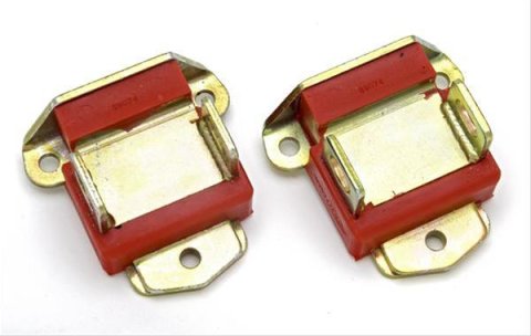 Trans-Dapt Performance Motor Mounts 4238 Mounts, Block Mount, Bolt-In, Polyurethane, Red, Chevy, Big Block, Small Block, Pair
