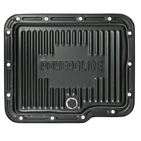 Trans-Dapt Performance Products Automatic Transmission Pans 7172 Pan, Powerglide Black Finned Trans Pan