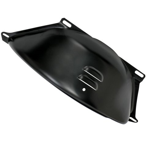 Trans-Dapt Performance Products Flywheel And Flexplate Dust Covers 7446 Cover, GM TH350+TH400 Chrome Cover Black