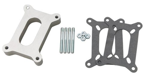 Trans-Dapt Performance 1 Inch Carburetor Spacer 2135 Spacer, Aluminum, in. Thick, Open, 2-Barrel, Each