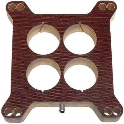 Trans-Dapt Performance Swirl-Torque 1 Inch Carburetor Spacer 2550 Spacer, Plastic, in. Thick, 4-Hole, Square Bore, Each