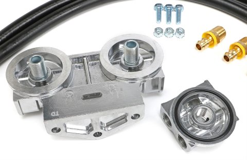 Trans-Dapt Performance Products Oil Filter Relocation Kits 1713 OIL FILTER RELOCATION KIT 90 DEGREE