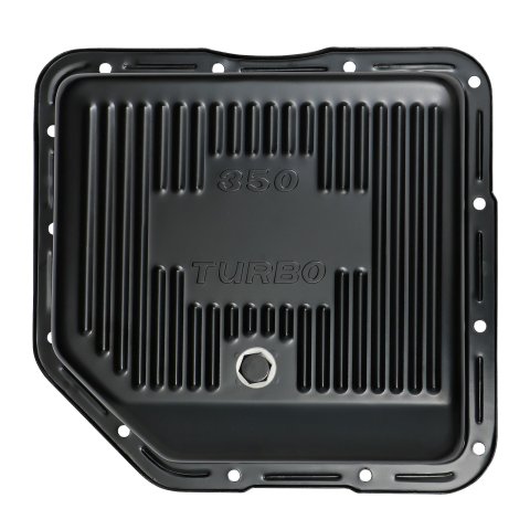 Trans-Dapt Performance Products Automatic Transmission Pans 7173 Pan, TH350 Black Finned Pan