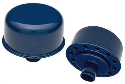 Trans-Dapt Performance Products Valve Cover Breathers 8321 3/4" NECK PUSH-IN BREATHER CAP- FORD BLUE POWDER-COAT