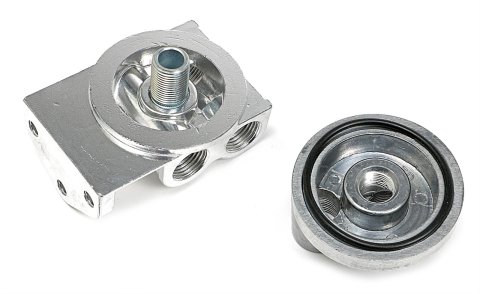 Trans-Dapt Performance Products Oil Filter Relocation Kits 1550 OIL FILTER RELOCATION KIT HORIZONTAL