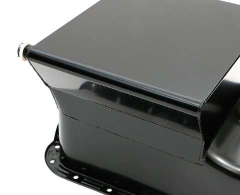 Trans-Dapt Performance Products Oil Pans 7475 Pan, Steel, Black, 8 qt., Ford, Small Block, 351W, Front Sump, Each