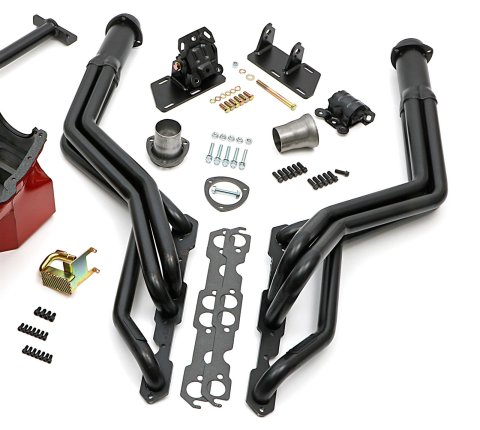 Trans-Dapt Performance Swap-In-A-Box Complete Engine Swap Kits 99091 Kit, Headers, Motor Mounts, Oil Pan, Pickup, Gaskets, Hardware, Chevy, Pre-1979 Small Block, TH350, 700R4, Kit
