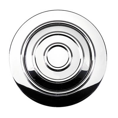 Billet Specialties Horn Buttons 32925 Button, Polished Aluminum, Banjo Style, Each