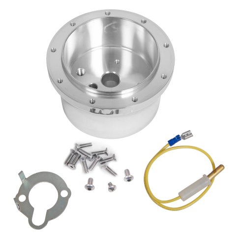 Billet Specialties Steering Wheel Hub Adapters 31322 Installation Kit, Adapter, Polished, 9-Bolt, GM, Each