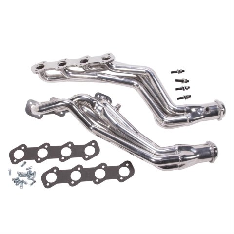 BBK Full-Length Headers 15410 Headers, Long Tube, Steel, Ceramic Coated, Ford, 4.6L SOHC, Pair