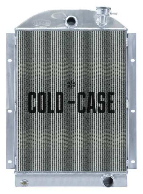 Cold Case Performance Aluminum Radiators GMT566A Radiator, Performance, Aluminum, Polished, Downflow, 2 Row, Chevrolet, Each