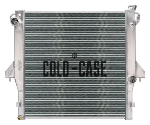 Cold Case Performance Aluminum Radiators for 2003-2009 RAM 2500, 3500 - MOT570A Radiator, Performance, Aluminum, Polished, Crossflow, 2 Row, Dodge, Each