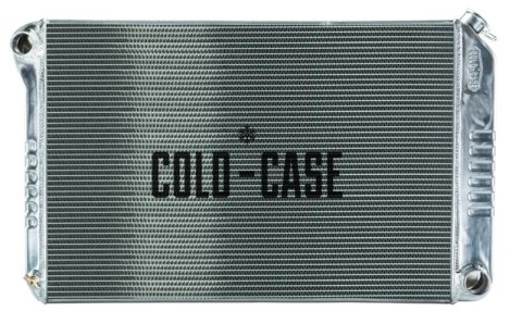 Cold Case Performance Aluminum Radiators for 1970-1981 CAMARO - CHC545 Radiator, Performance, Aluminum, Polished, Crossflow, 2 Row, Chevy, Pontiac, Each