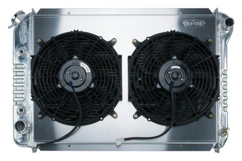 Cold Case Performance Aluminum Radiators for 1987-1993 MUSTANG - LMM570-1K Radiator, Aluminum, Crossflow, Fans, Manual, Ford, Kit