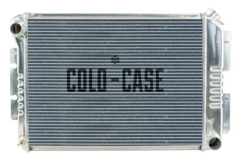 Cold Case Performance Aluminum Radiators CHC11 Radiator, Performance, Aluminum, Polished, Crossflow, 2 Row, Chevy, Pontiac, Each