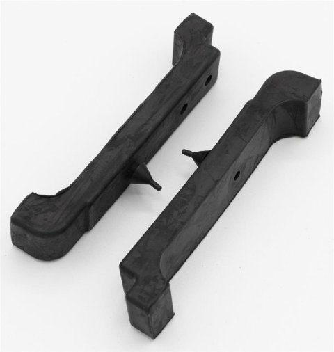 Cold Case Radiator Mounting Insulators IGM03 Support Bushings, Insulators, Rubber, Black, Chevrolet, Pair