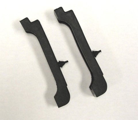 Cold Case Radiator Mounting Insulators for 1968-1972 EL CAMINO, CHEVELLE, 1970-1981 CAMARO - GME1C Support Bushings, Insulators, Rubber, Black, Chevy, Pair