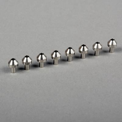 NOS Flare Jets 13760-38-8NOS Nitrous Oxide Jets, Flare, .038 in., Stainless Steel, Set of 8