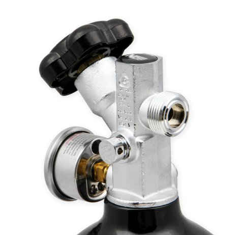 NOS 5 lbs. Nitrous Bottle 14730BNOS Oxide Bottles, Aluminum, Black, Capacity, Shipped Empty, Each