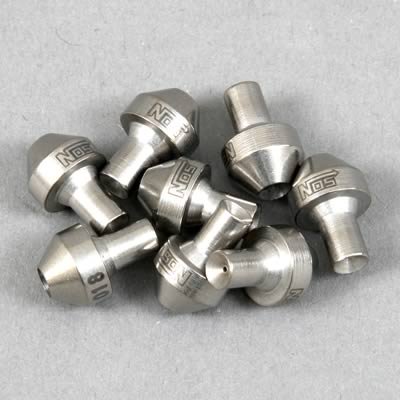 NOS Flare Jets 13760-18-8NOS Nitrous Oxide Jets, Flare, .018 in., Stainless Steel, Set of 8