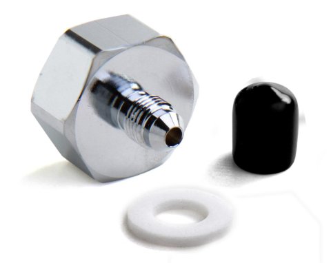 NOS Bottle Nut Adapters 16230NOS Nitrous Nut, Steel, Nickel Plated, 1 in. Female to -6 AN Male, Each