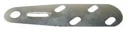 NOS Bottom Mount Solenoid Brackets 16505NOS Mounting Bracket, Nitrous or Fuel Solenoid, Mount, Stainless Steel, Natural, Each