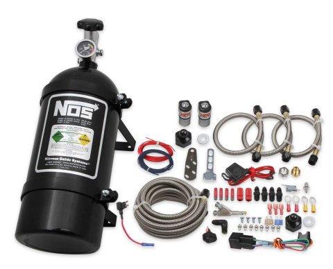 NOS Power Fogger EFI Nitrous Oxide Systems 06019BNOS System, EFI, Wet, 50-150 hp, 10 lb. Bottle, Black, 4.6L-5.0L V8, Ford, Kit