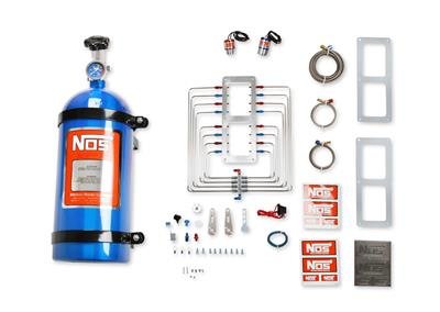 NOS Supercharger Nitrous Oxide Systems 02520-CNOS System, Supercharger, Turbocharger, Wet, 250 hp, 10 lb. Bottle, Blue, GMC, 6-71/8-71, Kit