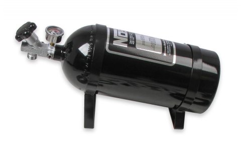 NOS Nitrous Bottle Kits 14761BNOS Kit; 10 lbs., Aluminum, Super Hi-Flow, Nut; PTFE Washer; 16 ft. Line, Kit