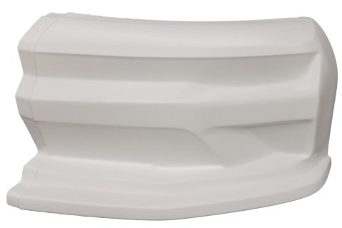 Dominator SS Camaro Nosepieces DOM-331-WH Race Car Body Panel, Nosepiece, Dirt Style, Nose Position, High-impact Plastic, White, Left Side Nose, Each