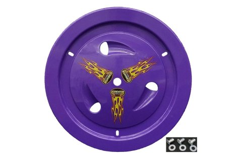 Dominator Race Products Wheel Covers DOM-1013-Bolt-PU Universal Cover - Vented 15" - Fits - Weld/Keizer, Aero, Bassett, Circle