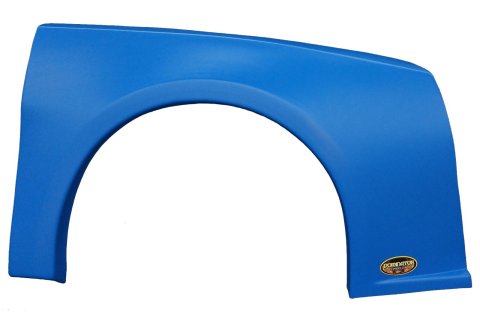 Dominator SS Camaro Fenders DOM-335-BL Race Car Body Panel, Fender, Dirt Style, Right Front Fender Position, High-impact Plastic, Blue, Each